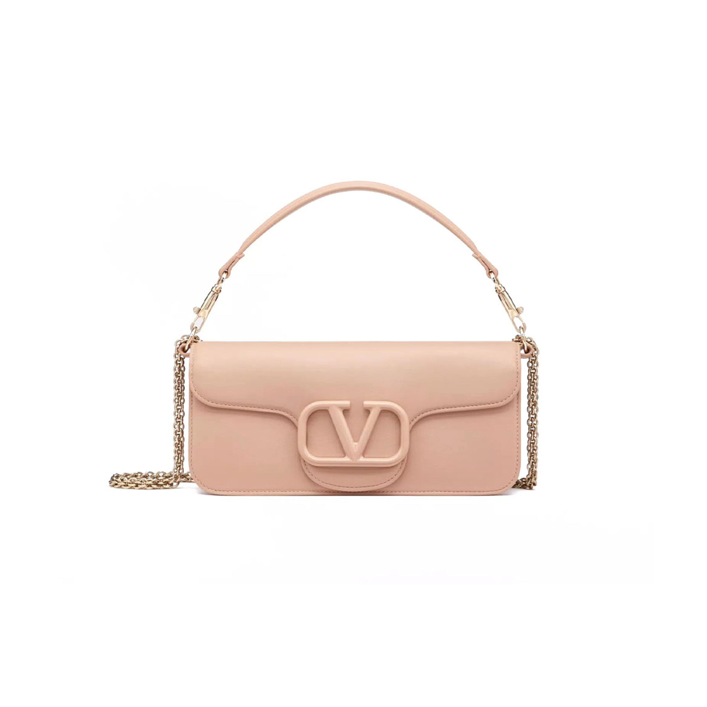 Va1e*ntin0 garavani locÒ calfskin shoulder bag 5w2b0k30iys_gf9 (27*13*6cm)